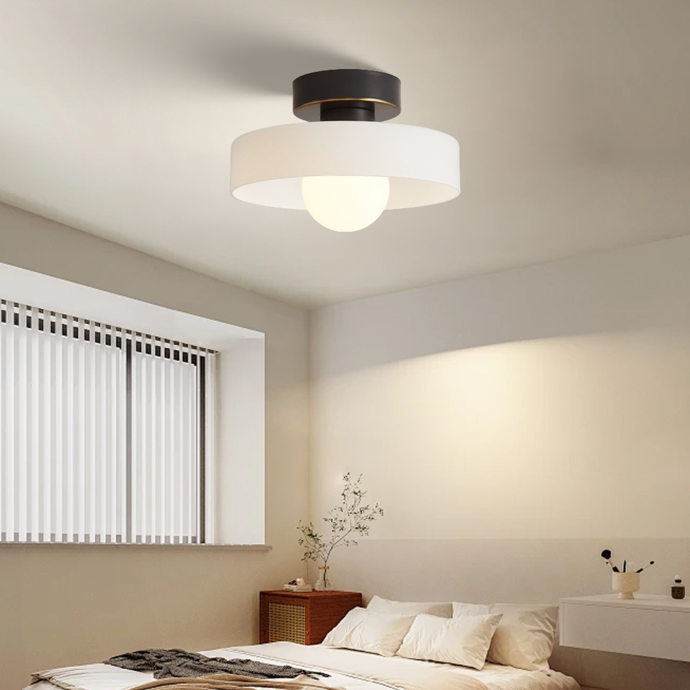 Modern Glass Flush Mount Ceiling Light for Kitchen