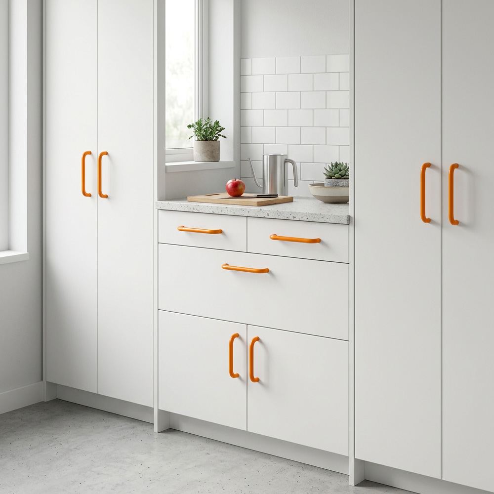 Dopamine Colorful Brass Kitchen Cabinet Pulls