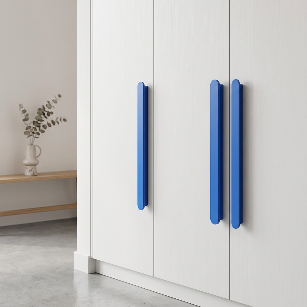 Modern Colorful T-Bar Wardrobe Cabinet Handle