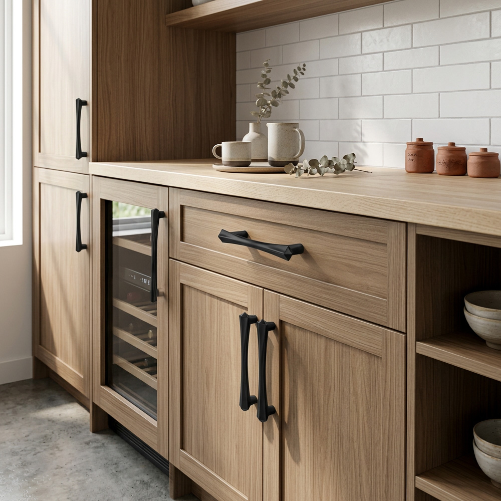 Nordic Modern Zinc Alloy Cabinet Pulls for Dressers