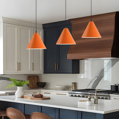 Modern Industrial Multi-Color Iron Pendant Light