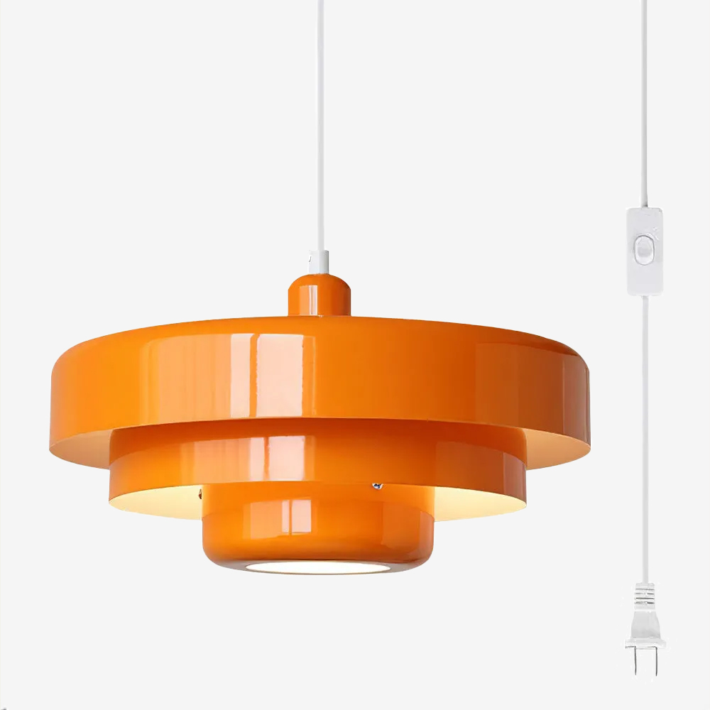 Medieval Plug-in Iron Retro Bauhaus Pendant Light