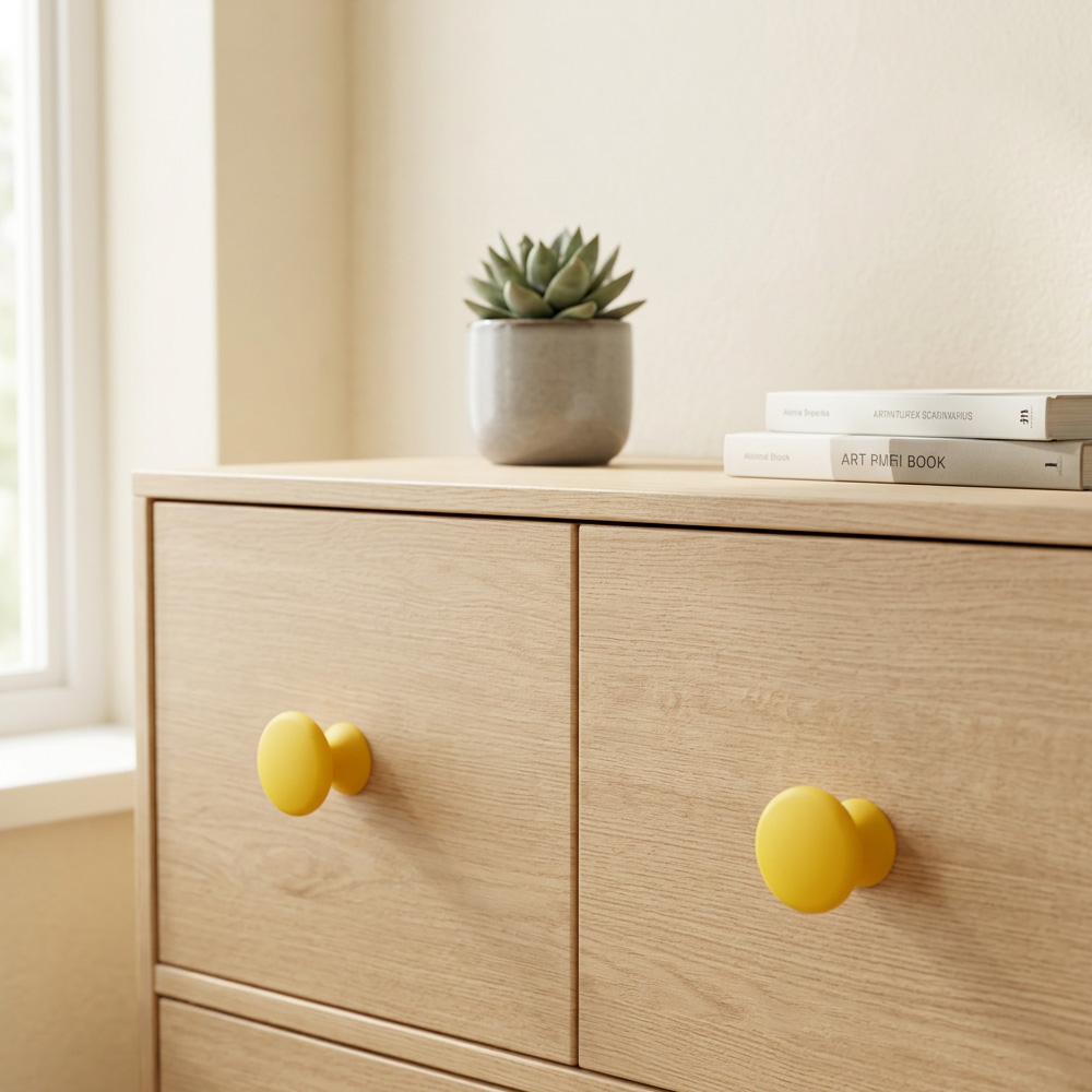 Modern Colorful T-Bar Wardrobe Cabinet Handle
