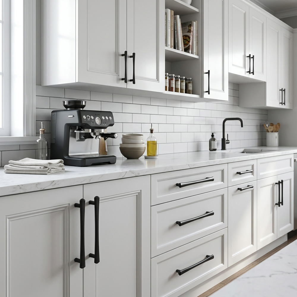Nordic Modern Zinc Alloy Cabinet Pulls for Dressers