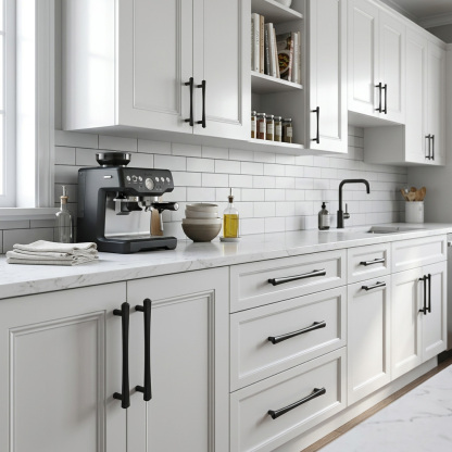 Nordic Modern Zinc Alloy Cabinet Pulls for Dressers