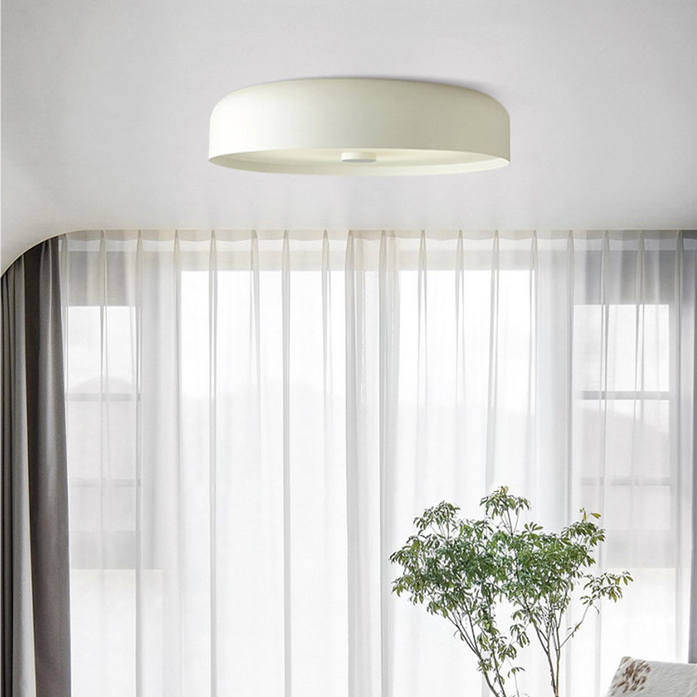 Nordic Retro Round LED Ceiling Light For Bedroom