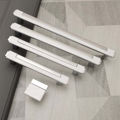 Zinc Alloy Modern Gold Black Chrome Kitchen Handles