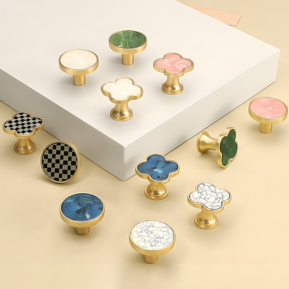 Elegant Exquisite Colored Wardrobe Cabinet Drawer Knob