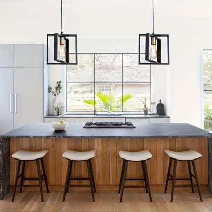 Black Modern Pendant Lighting Dining Room Farmhouse Chandelier