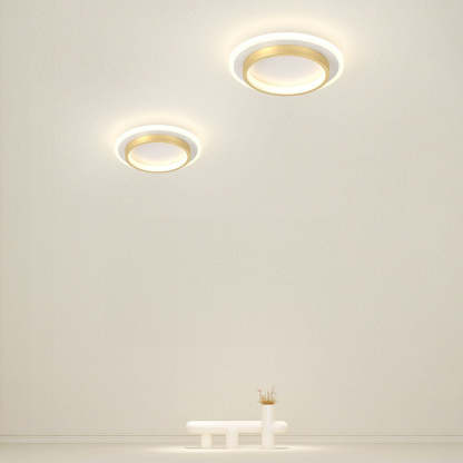 Art Deco Aluminum Acrylic LED Ceiling Light for Living Room