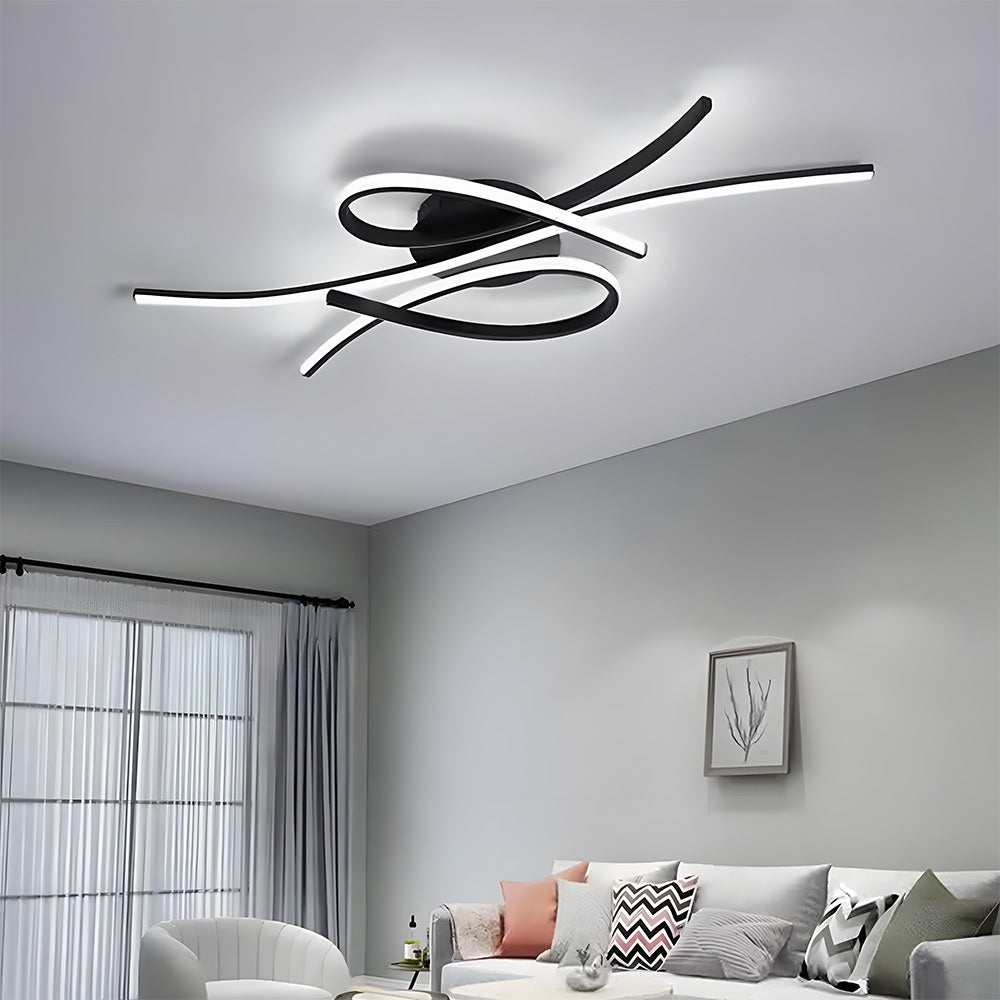 Unique Creative Musical Notes LED Ceiling Lamp