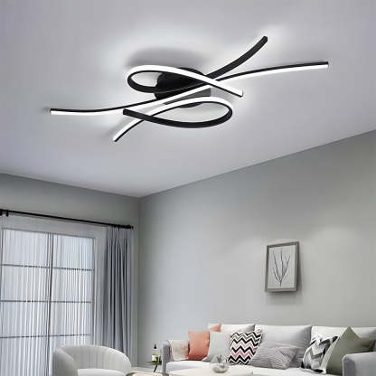 Unique Creative Musical Notes LED Ceiling Lamp