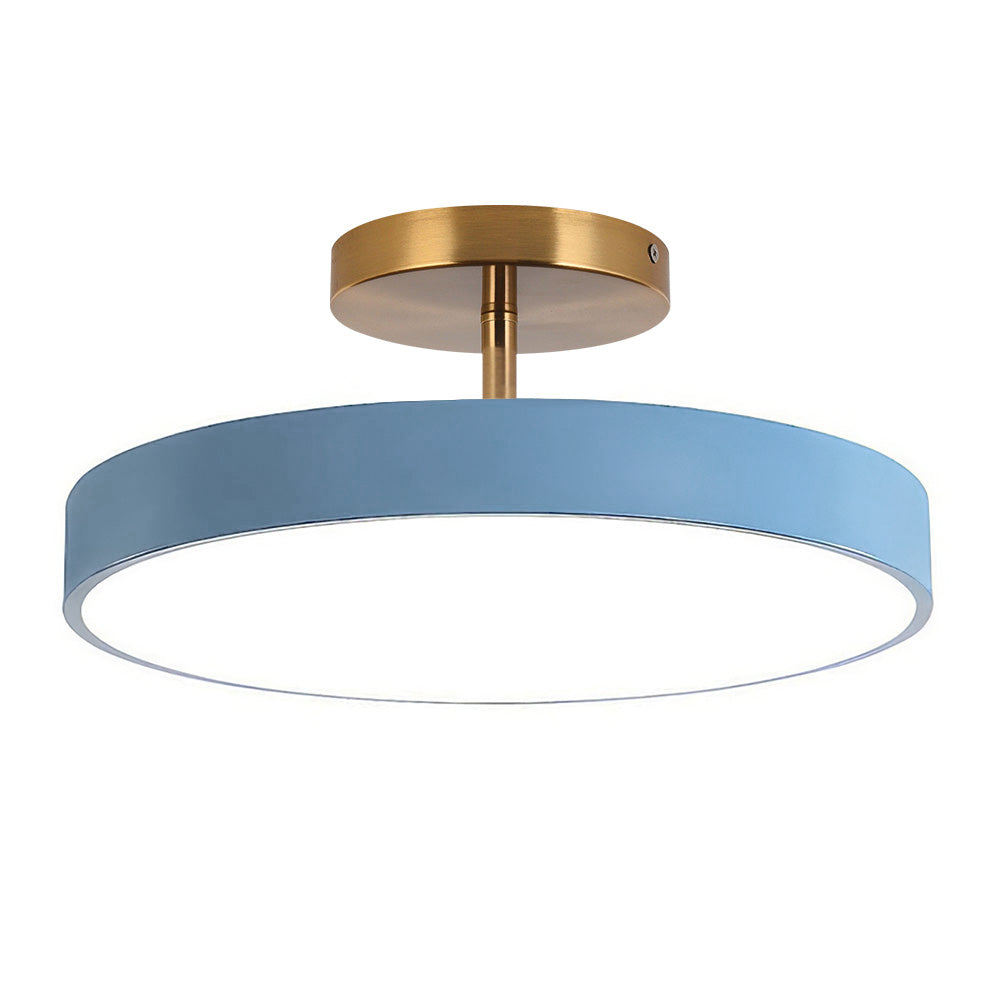 Homdiy LED Ceiling Lamp Macaron Dimmable Semi Flush Ceiling Homdiy LED Ceiling Lamp Macaron Dimmable Semi Flush Ceiling