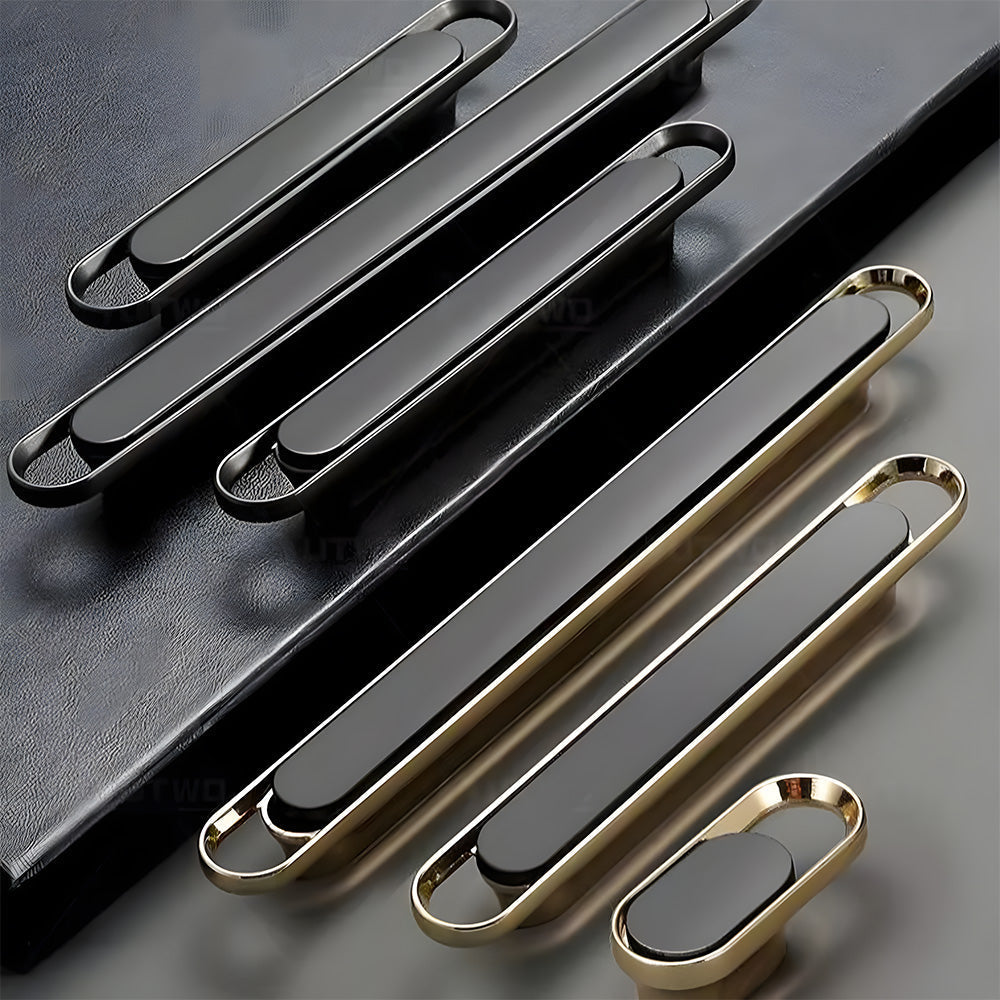 Two-color Zinc Alloy Modern Cabinet Handles