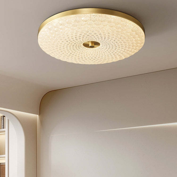 Modern Crystal Ceiling Light LED Creative Copper Ceiling Lamp -Homdiy