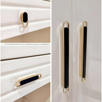 Two-color Zinc Alloy Modern Cabinet Handles