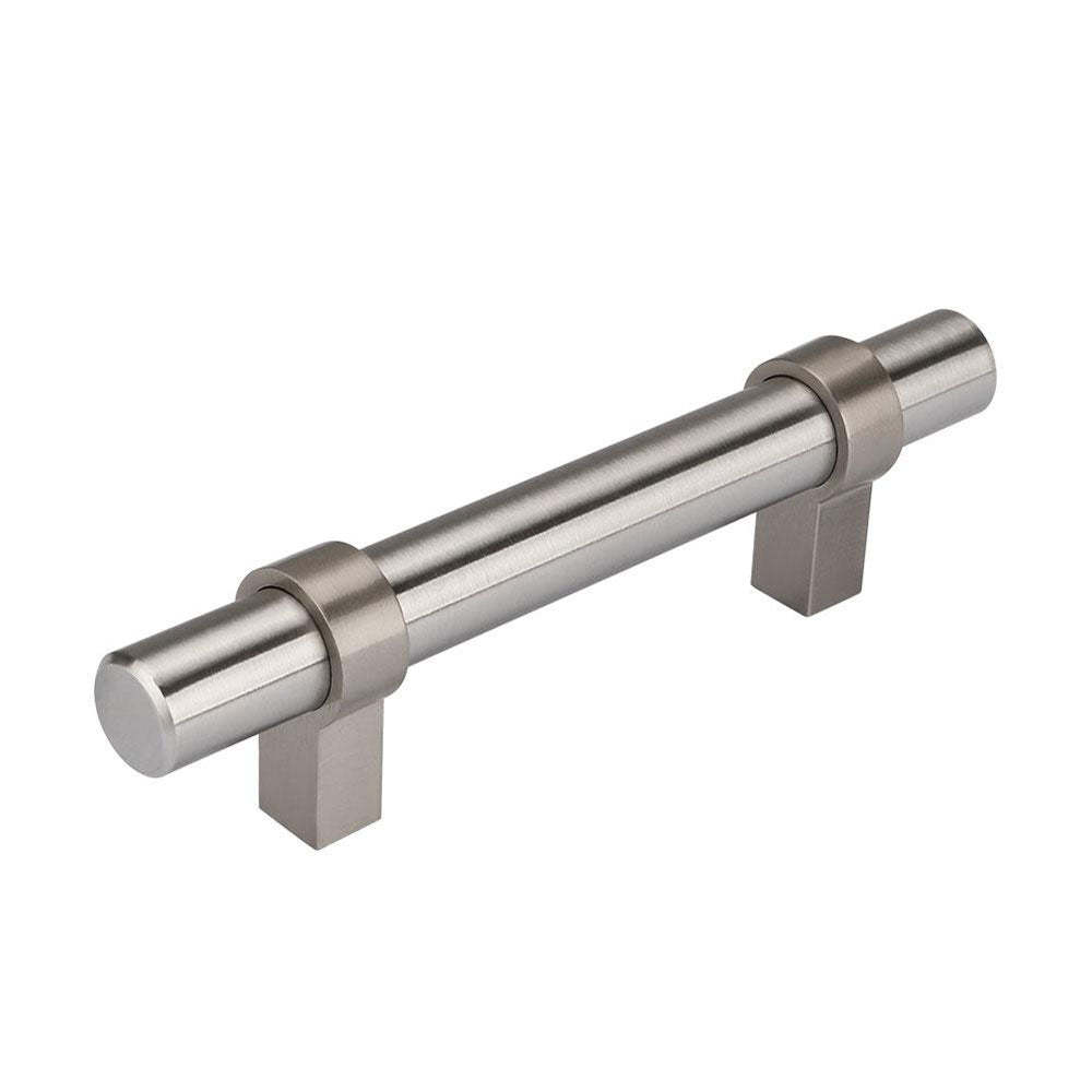 20 Pack Brushed Nickel Dresser Drawer Pulls Modern Bedroom Door Handles(LST16BSS) -Homdiy