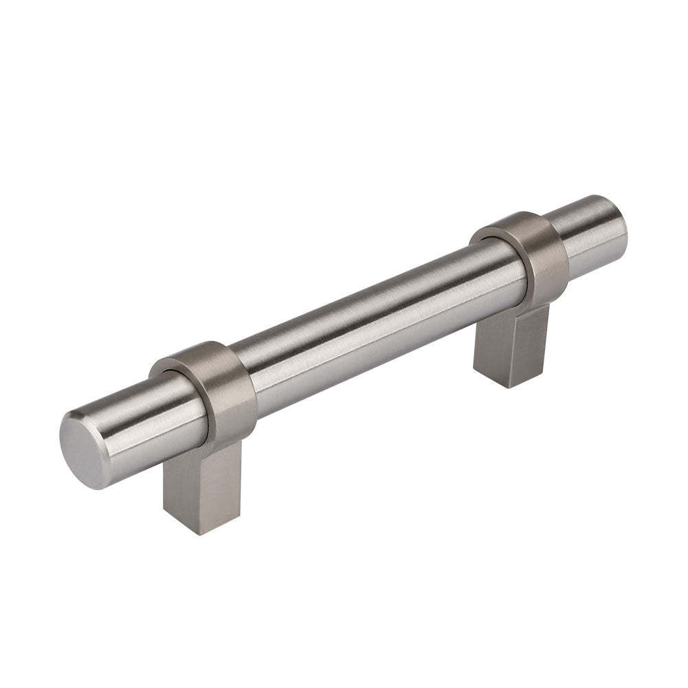 30 Pack Euro Bar Drawer Pulls Brushed Nicke For Bathroom(LST16BSS) -Homdiy