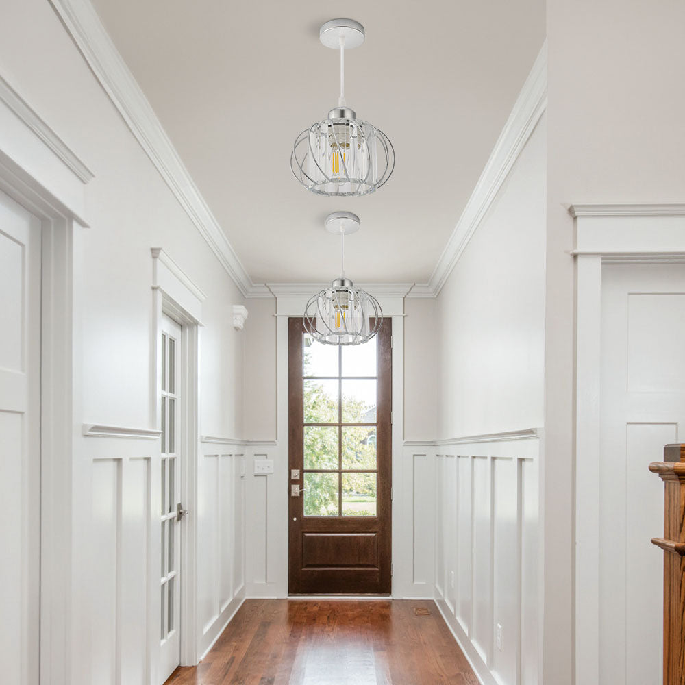 Nordic Simple Glass Globular Pendant Light
