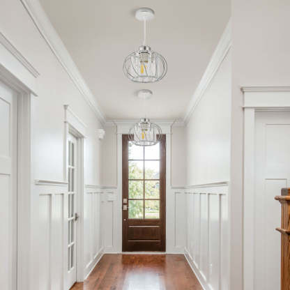 Nordic Simple Glass Globular Pendant Light