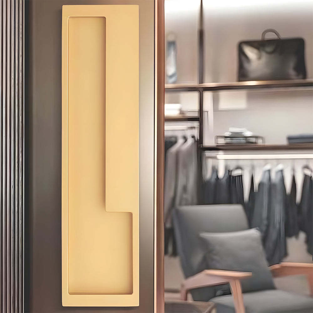 Left Right Hidden Slotted Recessed Handles