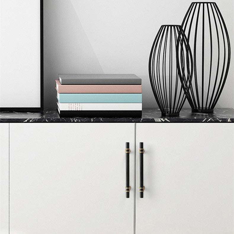 Black Zinc Alloy Drawer Pulls -Homdiy