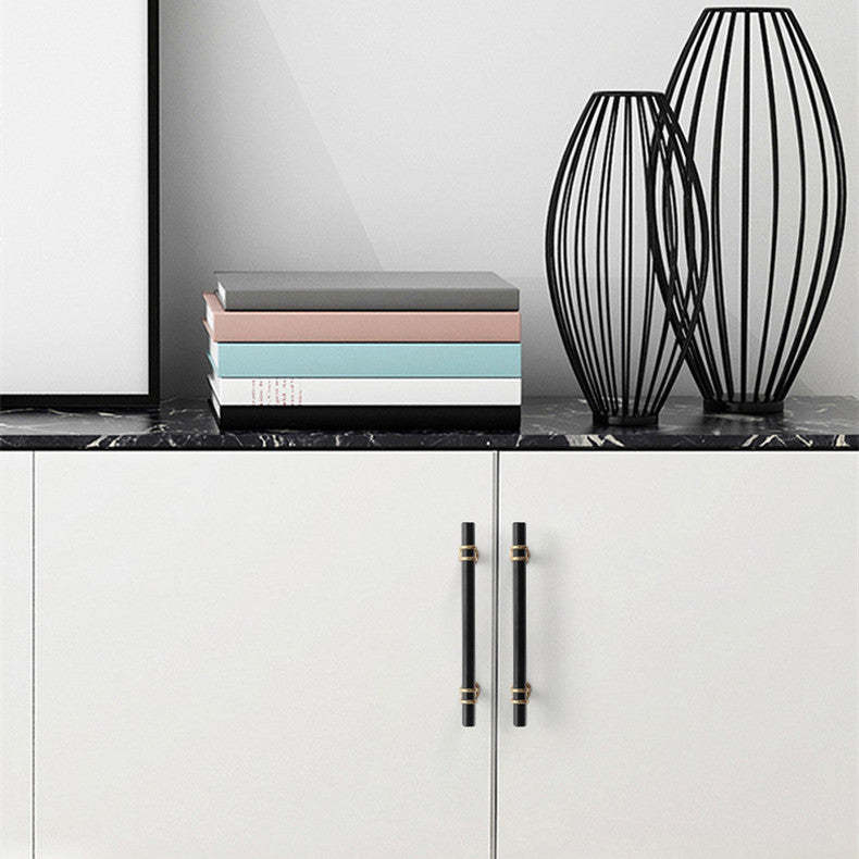 Black Zinc Alloy Drawer Pulls -Homdiy