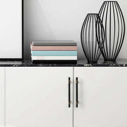 Black Zinc Alloy Drawer Pulls -Homdiy