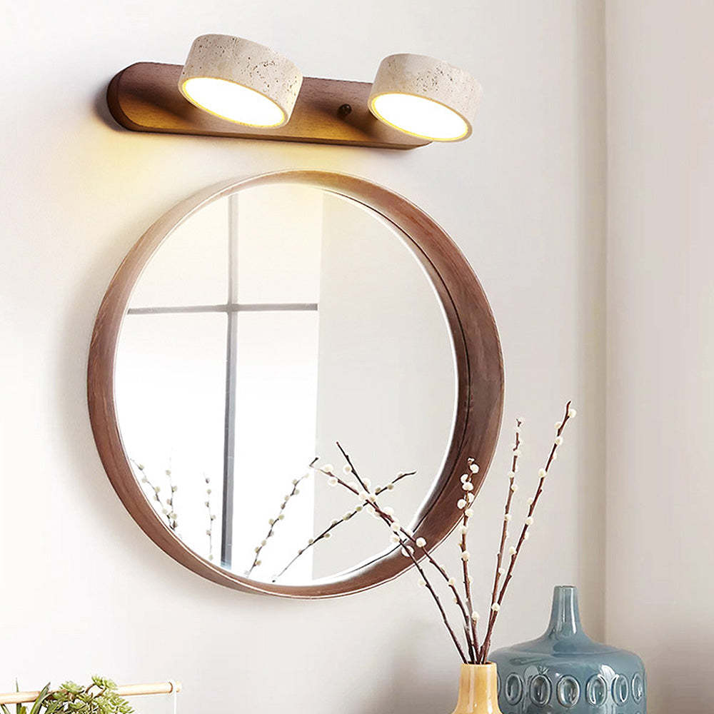 Wood Rustic Simple Stylish Vanity Wall Light -Homdiy