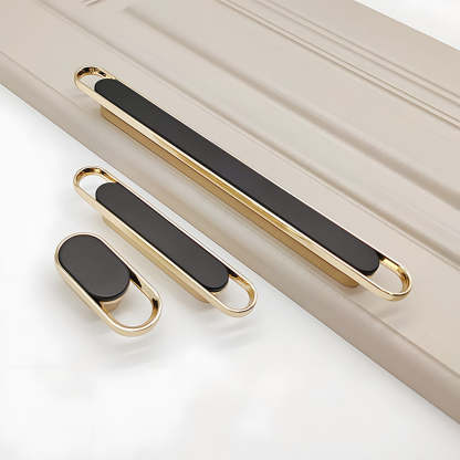 Two-color Zinc Alloy Modern Cabinet Handles