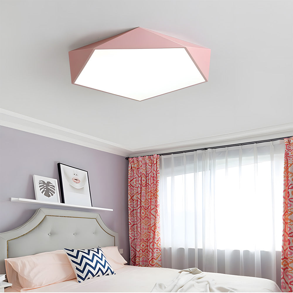 Modern Macaroon Dimmable LED Ceiling Light for Bedroom