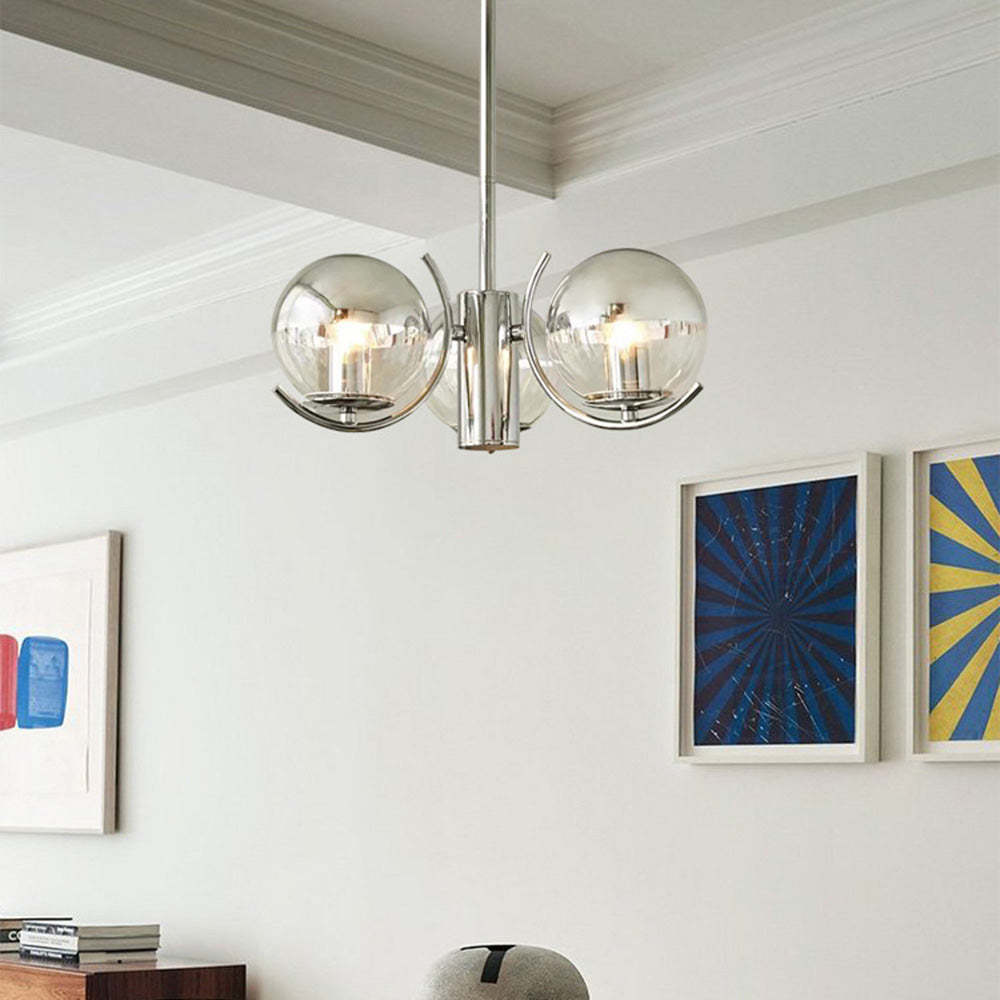 Rero Bauhaus Chandelier with Lampshade Circular Metal -Homdiy