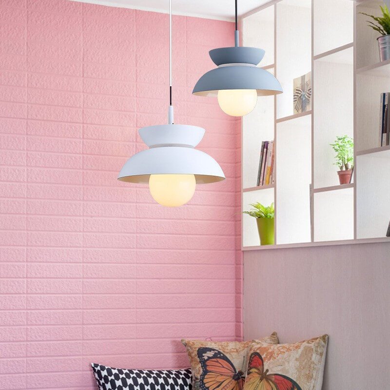 Nordic Minimalist Colorful Dining Room Pendant Light