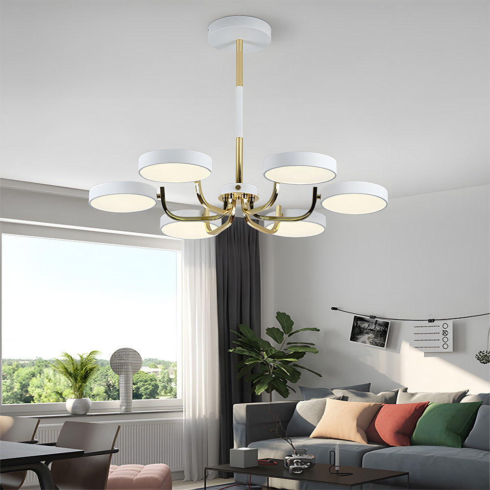 Nordic Iron LED Ceiling Light for Living Room