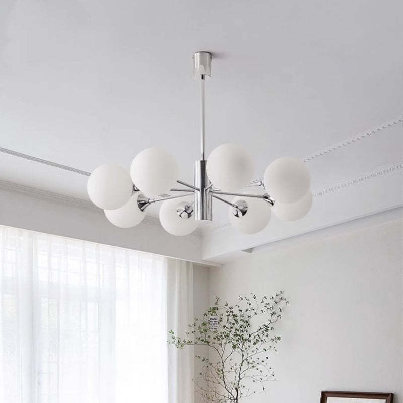 Dimmable Sputnik Globe Chandelier -Homdiy