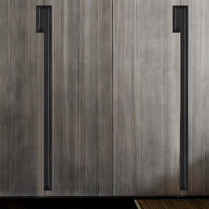 Contemporary Aluminum Alloy Finger Edge Pulls