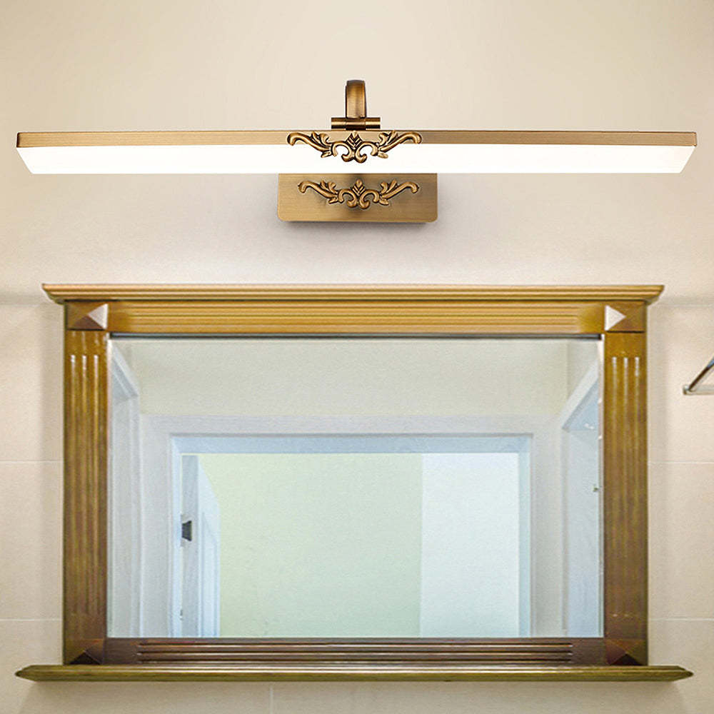 Simple Bronze Metal Bathroom Vanity Wall Lighting -Homdiy