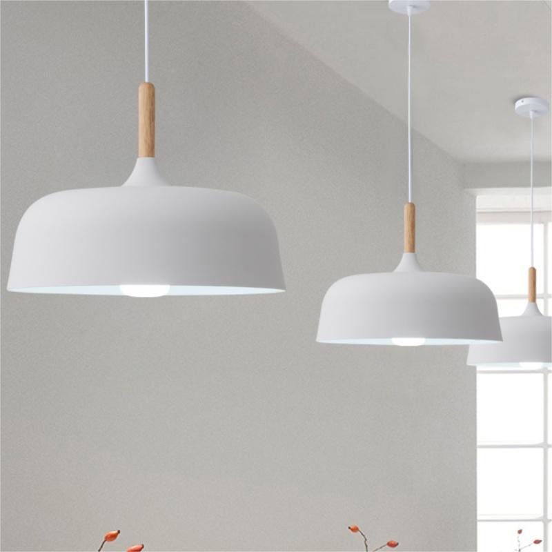 Nordic Stained Cream Small Pendant Lights -Homdiy