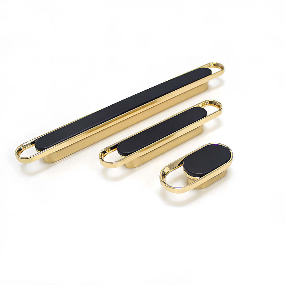 Two-color Zinc Alloy Modern Cabinet Handles