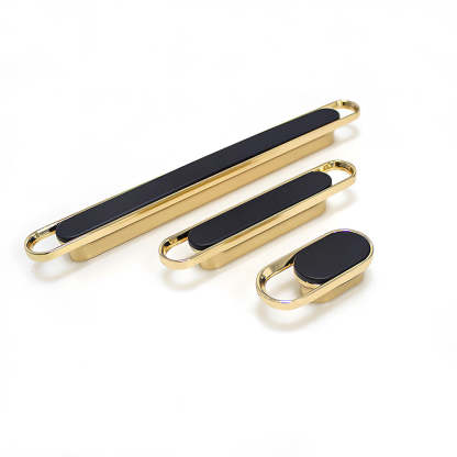 Two-color Zinc Alloy Modern Cabinet Handles