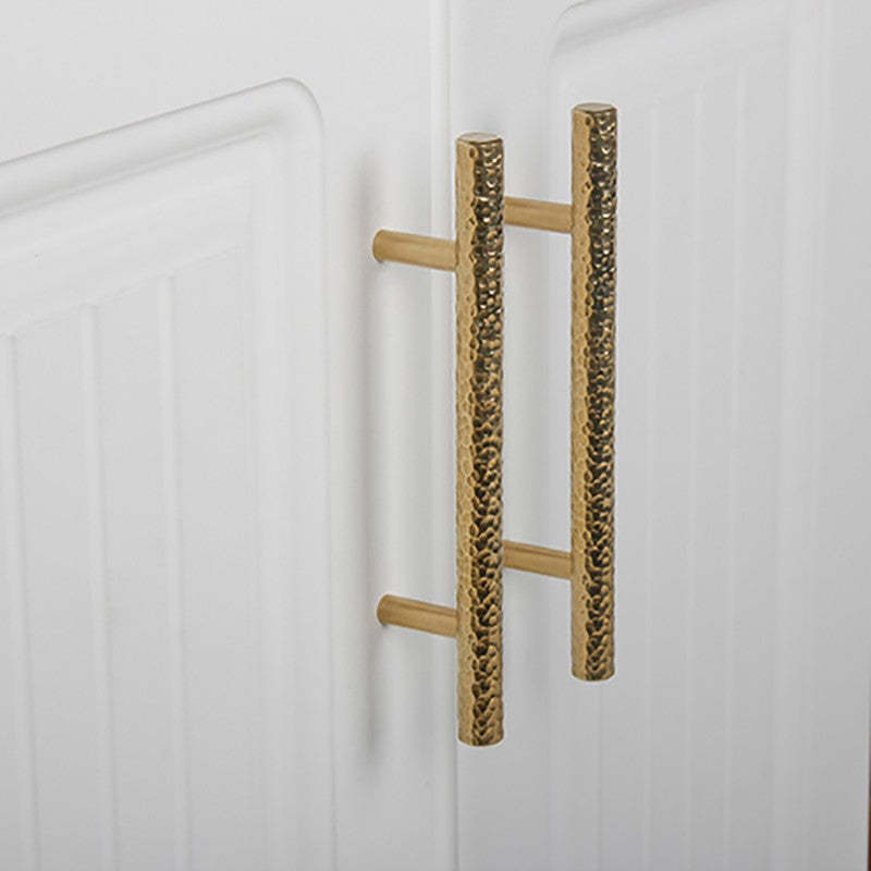 Luxury Solid Golden Round Brass Drawer Wardrobe And Door Handle -Homdiy