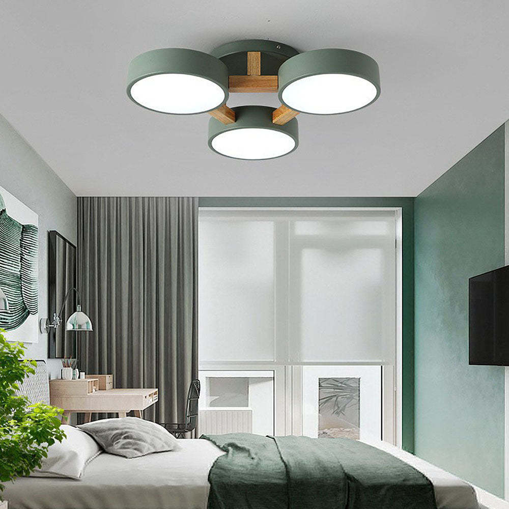 Led ceiling light for bedroom-modern, acrylic | Gleamlamp UK