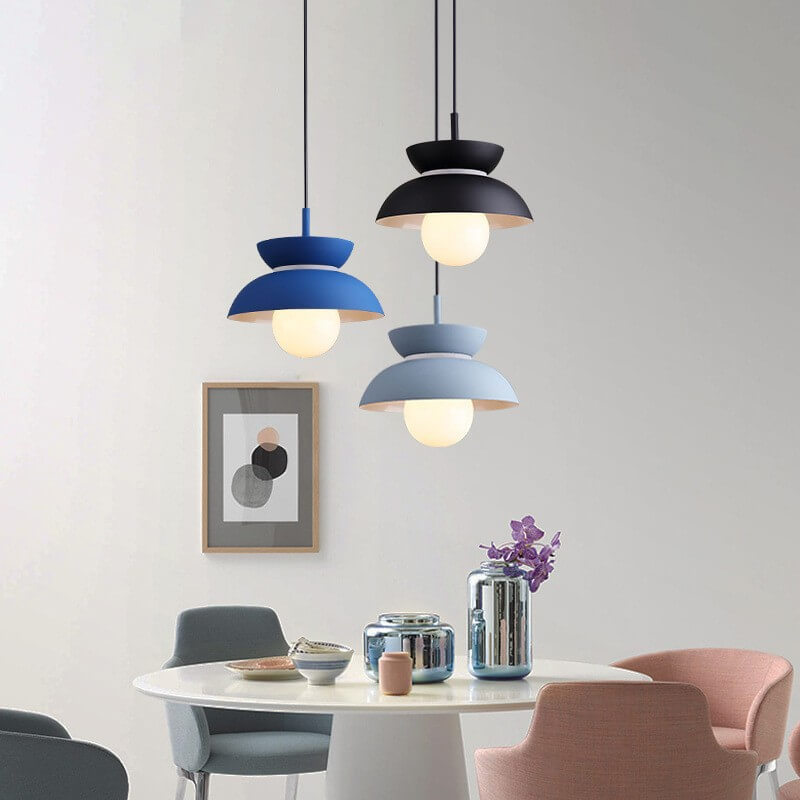 Nordic Minimalist Colorful Dining Room Pendant Light