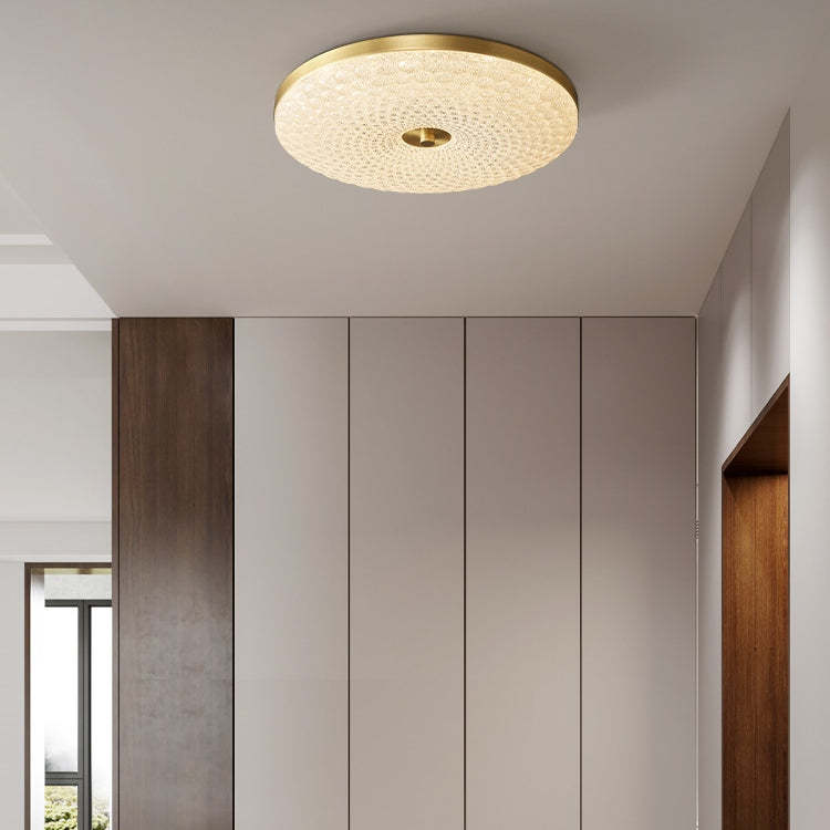 Modern Crystal Ceiling Light LED Creative Copper Ceiling Lamp -Homdiy