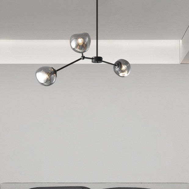 Molecular Lava Glass Chandelier for Living Room -Homdiy