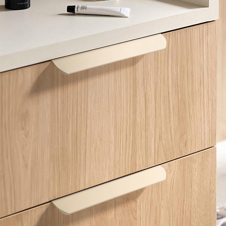 Aluminum Alloy Round Arc Shape Invisible Handle For Cabinet