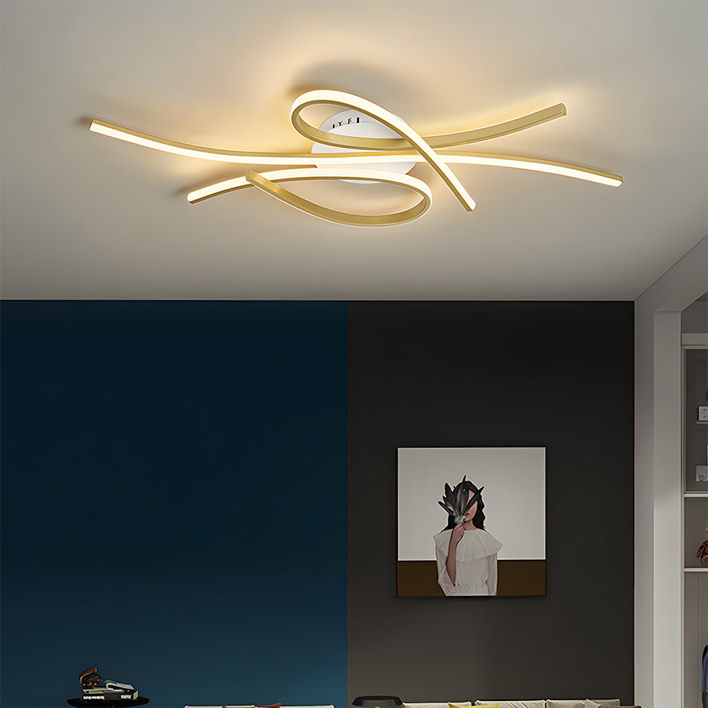 Unique Creative Musical Notes LED Ceiling Lamp