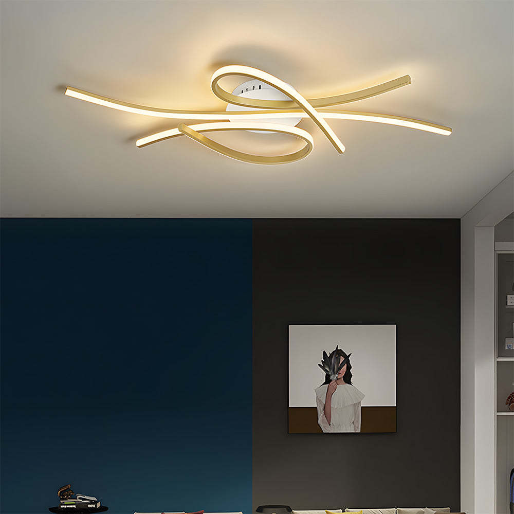 Unique Creative Musical Notes LED Ceiling Lamp