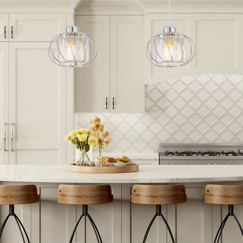 Nordic Simple Glass Globular Pendant Light