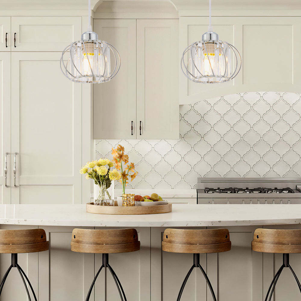 Nordic Simple Glass Globular Pendant Light